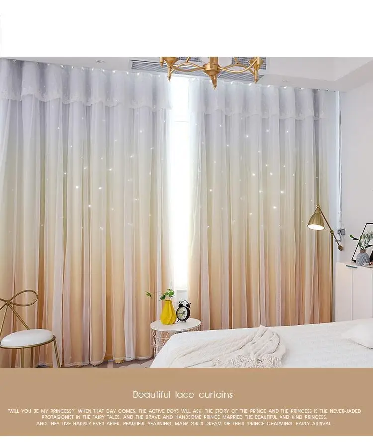 Кухонные шторы для спальни Quarto Rideau De Luxo Para Sala, роскошные шторы для гостиной