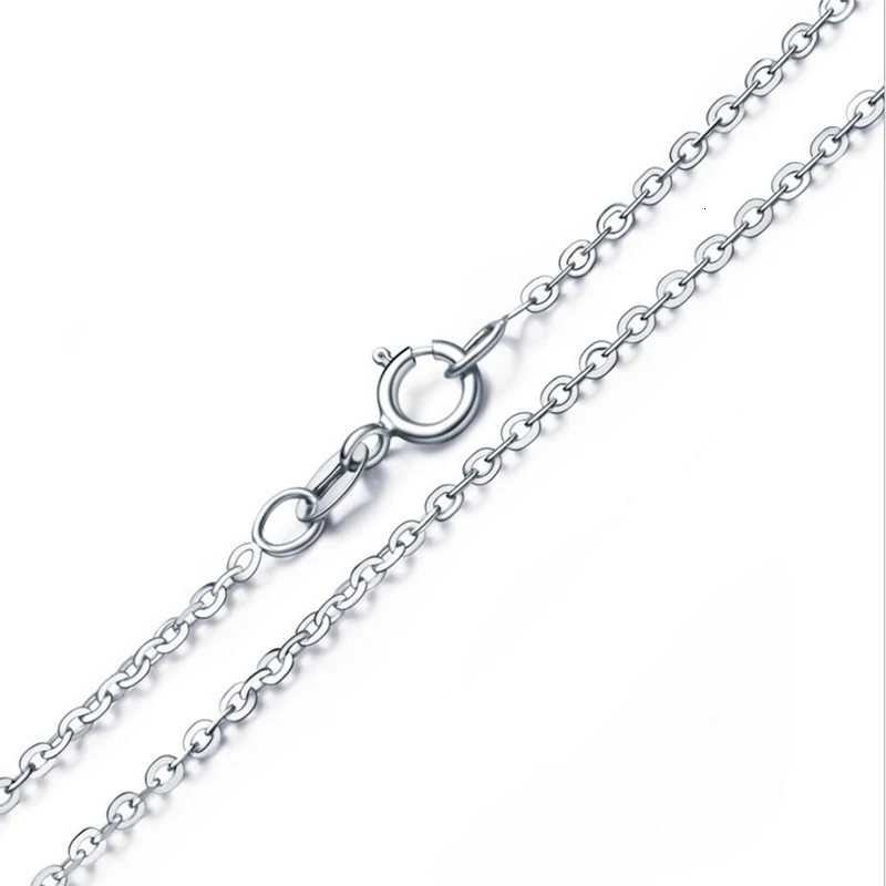 925 Sterling Silver Necklace Six Claw Aaa Cz Mosaic Zirconia