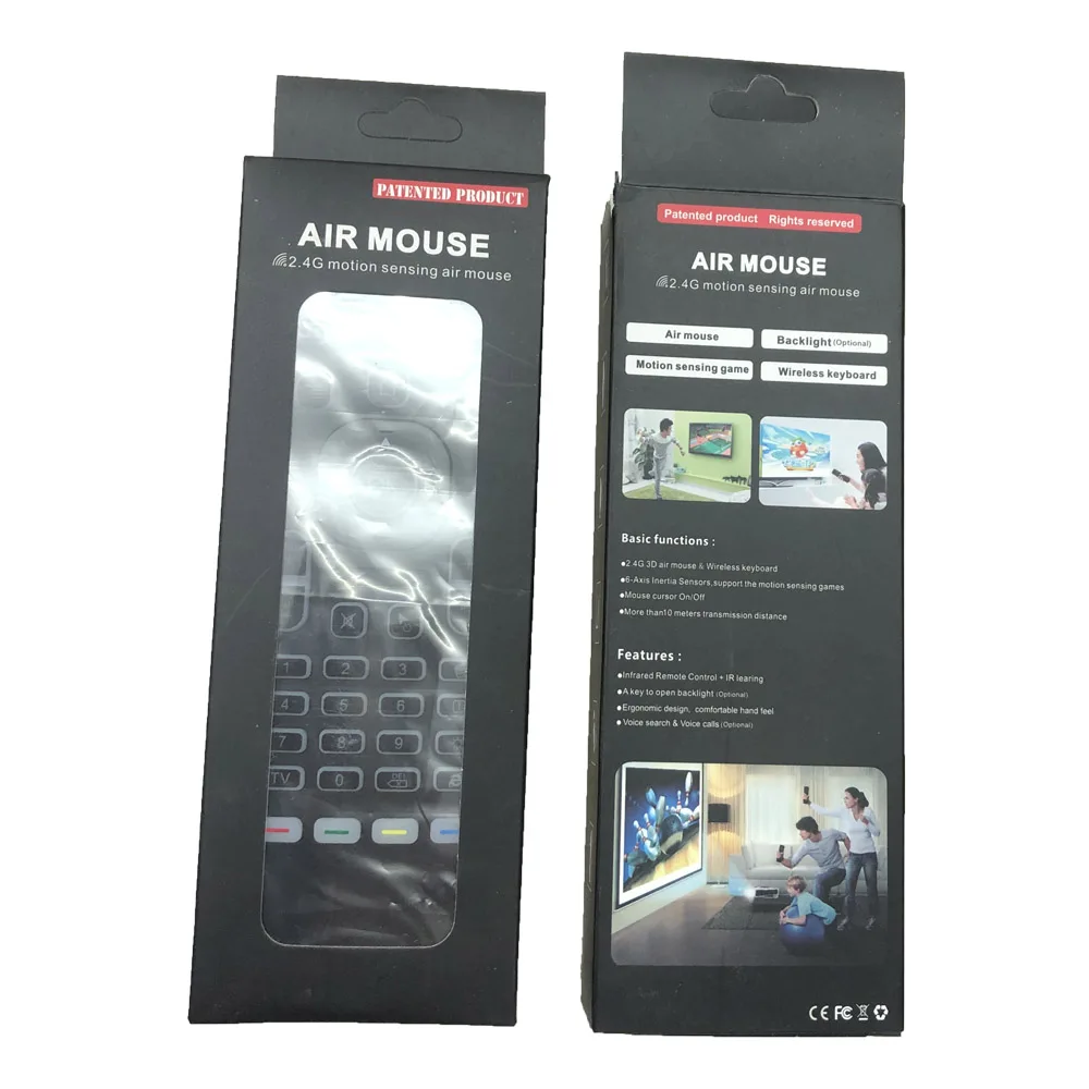 MX3 Air Mouse беспроводная мини клавиатура с подсветкой 2 4 ГГц RF голосовой смарт пульт