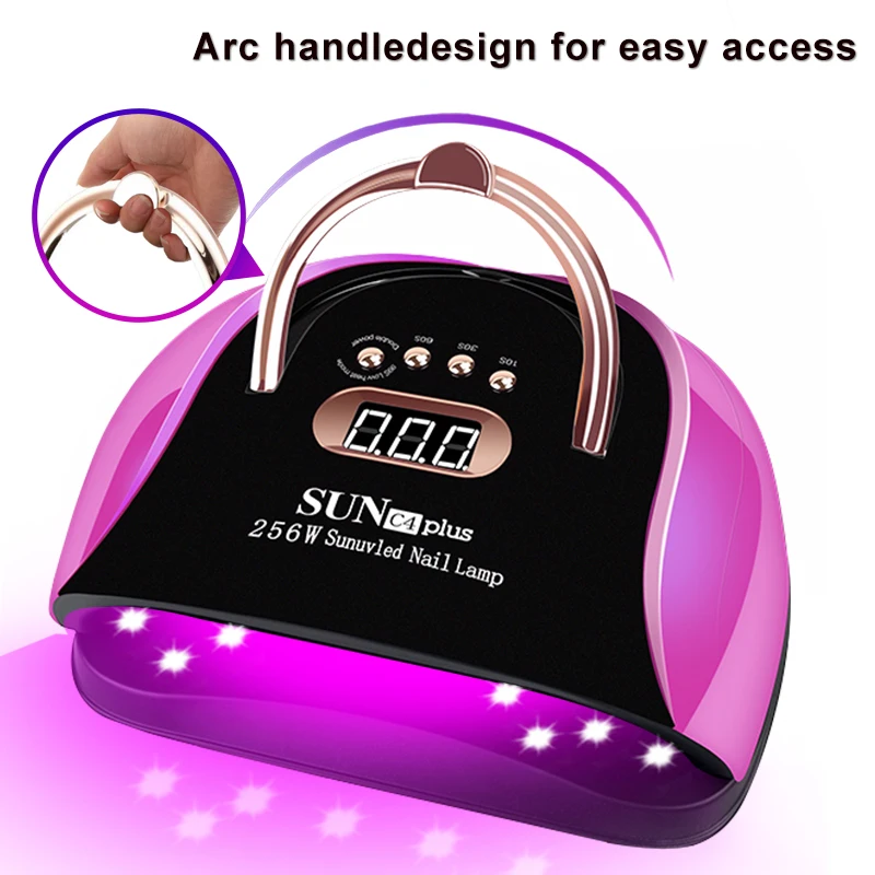 Lampada per unghie a LED UV ad alta potenza con cabina per smalto in gel con 57 LED, apparecchiatura per asciugatura unghie per manicure, strumento per asciugatura professionale del gel_voghion.com