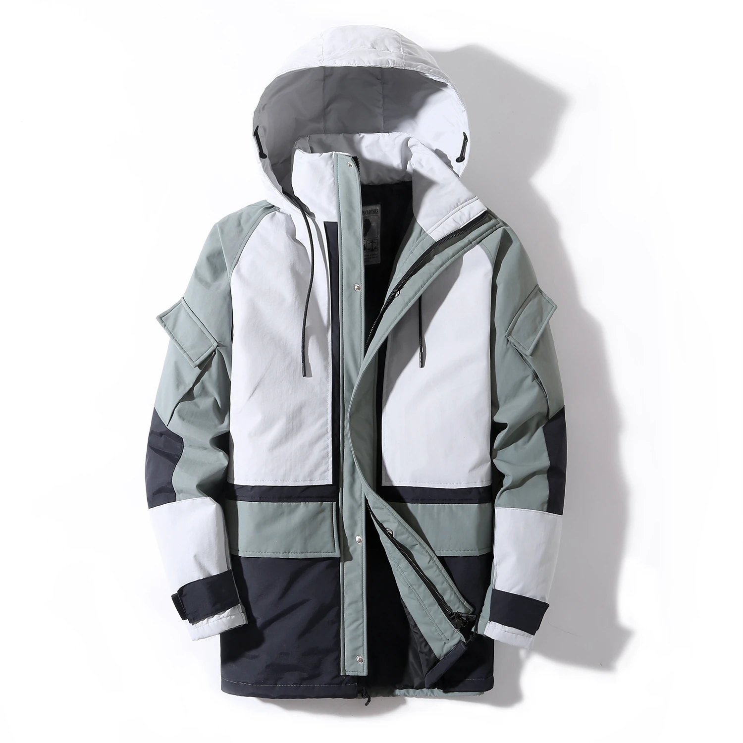 

Tide New Winter Man White Duck Down Coats Hooded Jacket High Quality Warm Coat