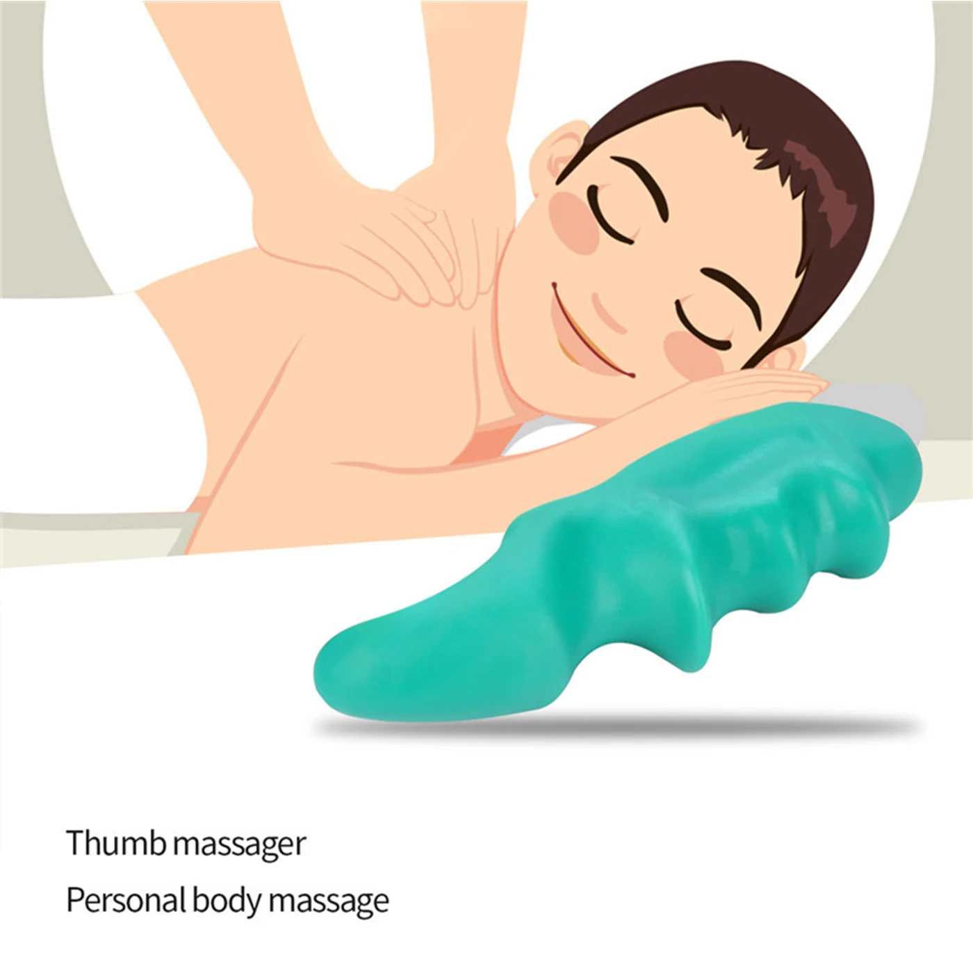 Портативный ручной массаж большого пальца физиотерапия тело глубокие ткани массажер триггер точка большого пальца массаж инструмент многофункциональный массаж