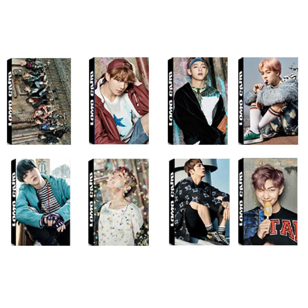 30 шт K-pop Bangtan Boys альбом Lomo Card S Новая мода бумажная фото карта Hd Фотокарта