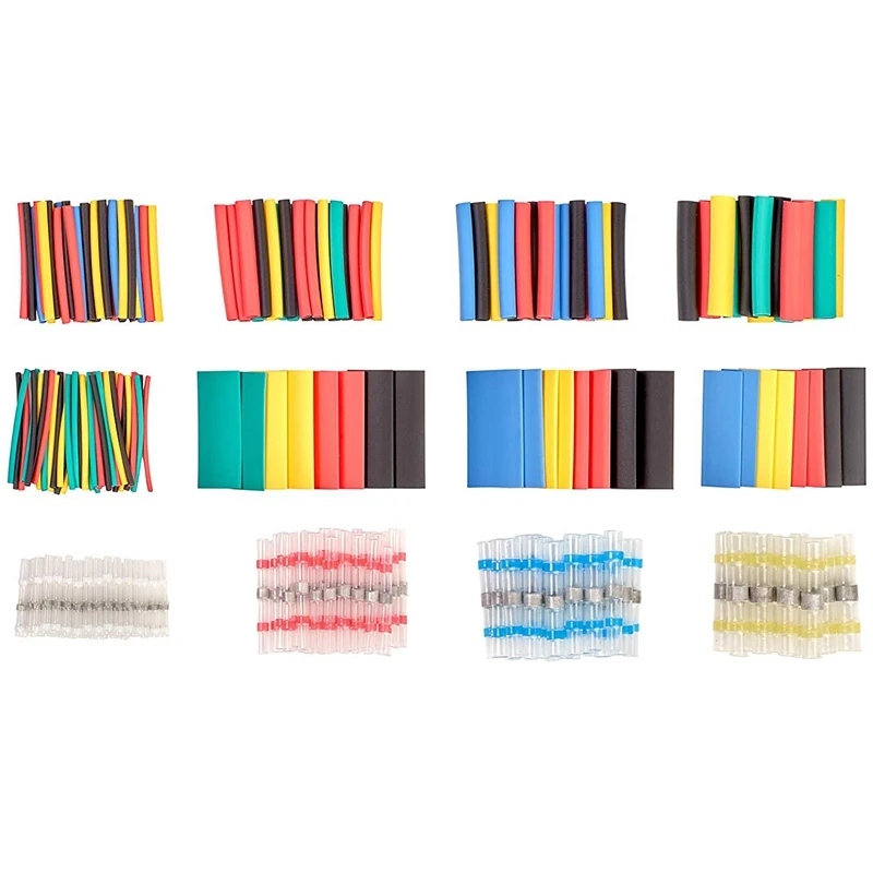 448 шт припоя уплотнения провода соединители водонепроницаемый и термоусадочные трубки стыковые соединители и термоусадочные трубы все в одном электрическом, лодка А