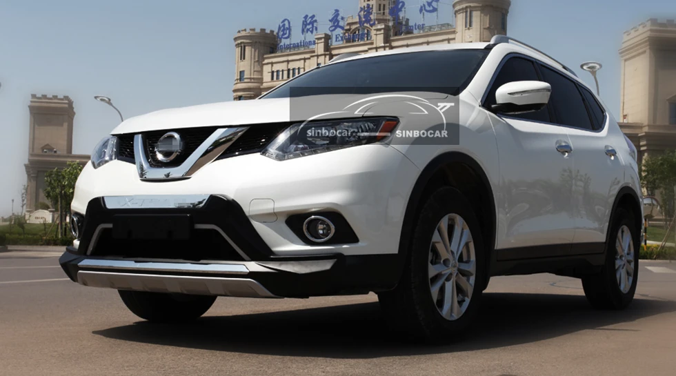 Передний+ Задний бампер протектор Подоконник Накладка крышка багажника для Nissan Rogue X-Trail автомобильный Стайлинг Бампер протектор