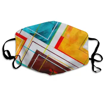 

Abstract Unisex Mask Indoor Outdoor Cycling Camping Travel Windproof Sun Anti Dust Mask Mouth with Adjustable Ear Loops