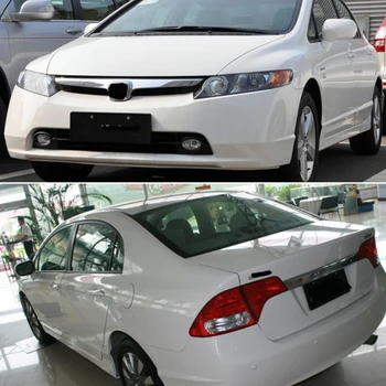 

6pcs/set Door Window Pillar Posts Cover Trim Molding For Honda Civic 2006-11