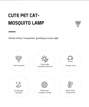 

Smart Home USB Mosquito Killer LED Ultraviolet Light Electronics Photocatalyst Trap Lamp Silent Killing Pest Repellents Lights