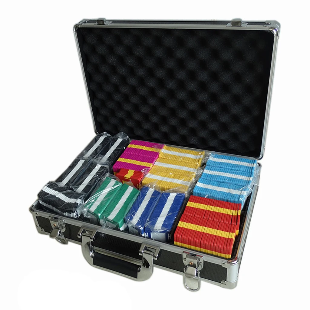 450 Capacity Aluminum Poker Chip Case - Black Interior - Casino Chip Storage & Carrying Case