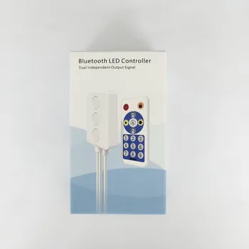 

New Sp601E Music Controller Rf Mic Dual Signal for Ws2812b ws2811 sk6812 Smart Pixel Led Strip Support android Ios DC5-24v