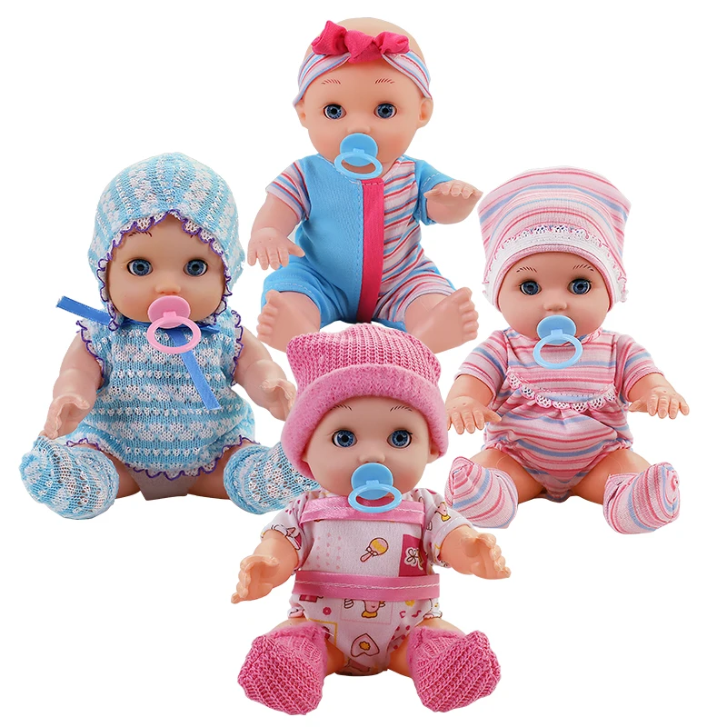 Куклы Bebe Reborn 25 см силиконовые куклы для всего тела подмигивают пить воду пописать