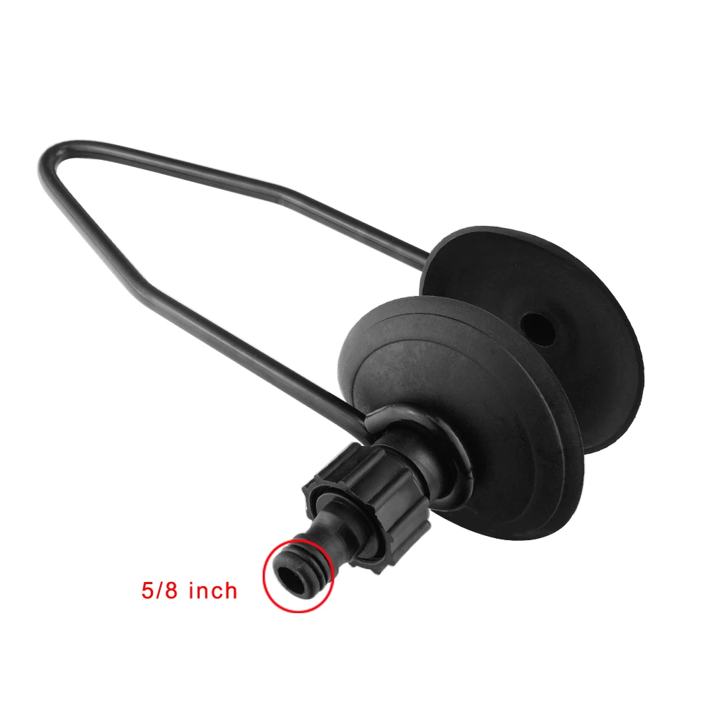 Single Flow Round Muff Motor Flusher Water Flushing Cleaning Tool