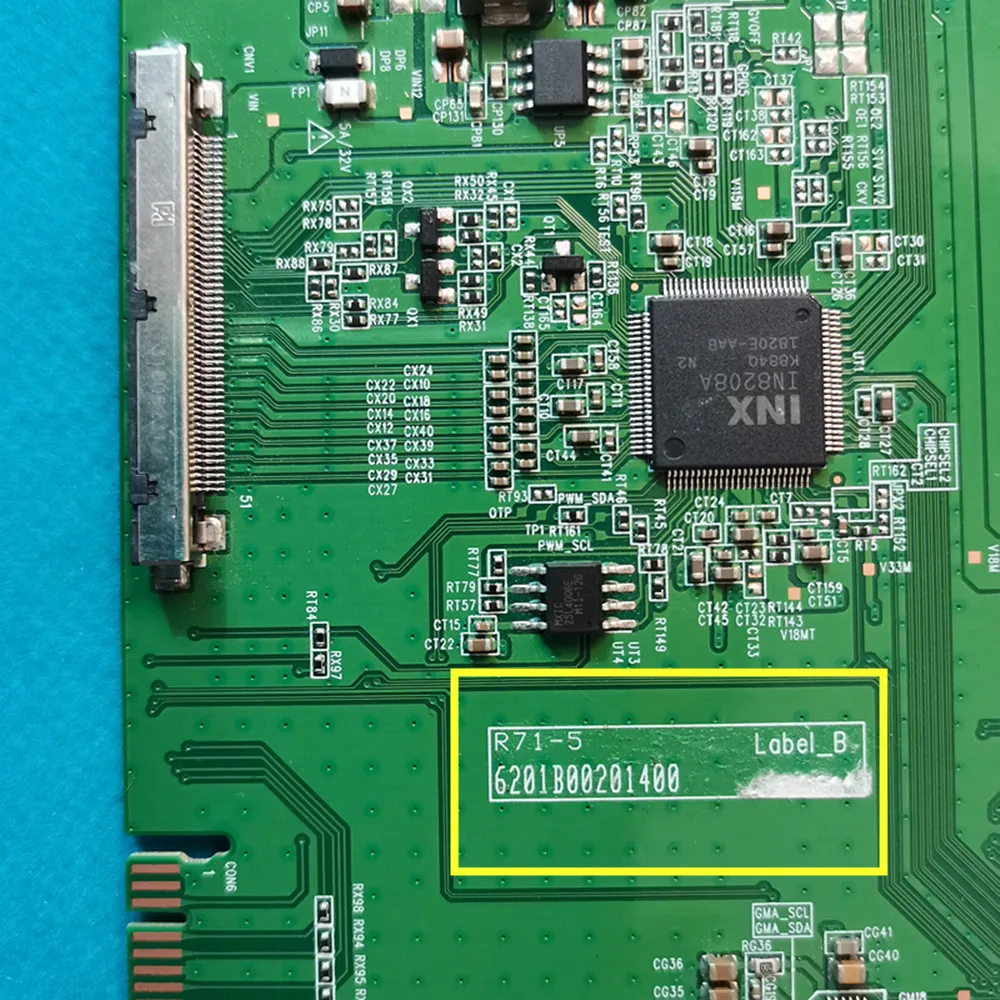 Placa Lógica T-con 6201b00201400 Eacdj6e12 17 para 50s425 50s421 50l2 50ep660 50hk25t74u 50u6863db 50r81 Innolux 50s423 50ud6306 - Image 5