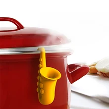 Анти-перелив креативное переливное устройство кухонная техника переливное устройство динамик саксофон форма силиконовая крышка Лифт перелив Devi