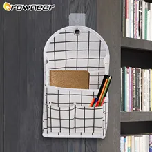 Student Dormitory Bathroom Wall Hanging Bag Waterprooof Toiletries Storage Pack Cotton Hemp Material Home Sundries Sorting Pack