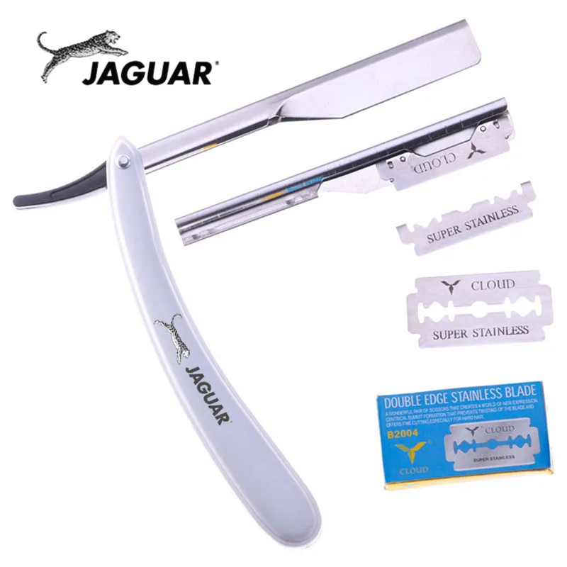 1 set Men Straight Barber edge Razors Folding Shaving Knife Hair Removal Tools With 5pcs CLOUD Blades