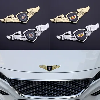 

Auto Alloy Bonnet Cover Sticker Decor for Cadillac Seville XT4 CT4 SLR STS EXT CTS Escalade CT5 Coupe Front Emblem Accessories
