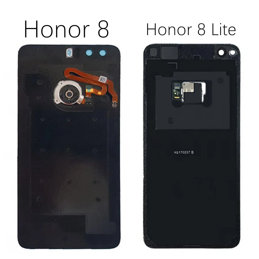 Задняя стеклянная крышка аккумулятора для Huawei Honor 8 Корпус задней двери чехол