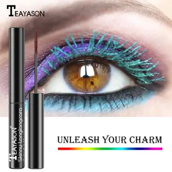 

NEW Arrival Color Mascara Grape Purple Milk Tea Brown Diamond waterproof Mascara
