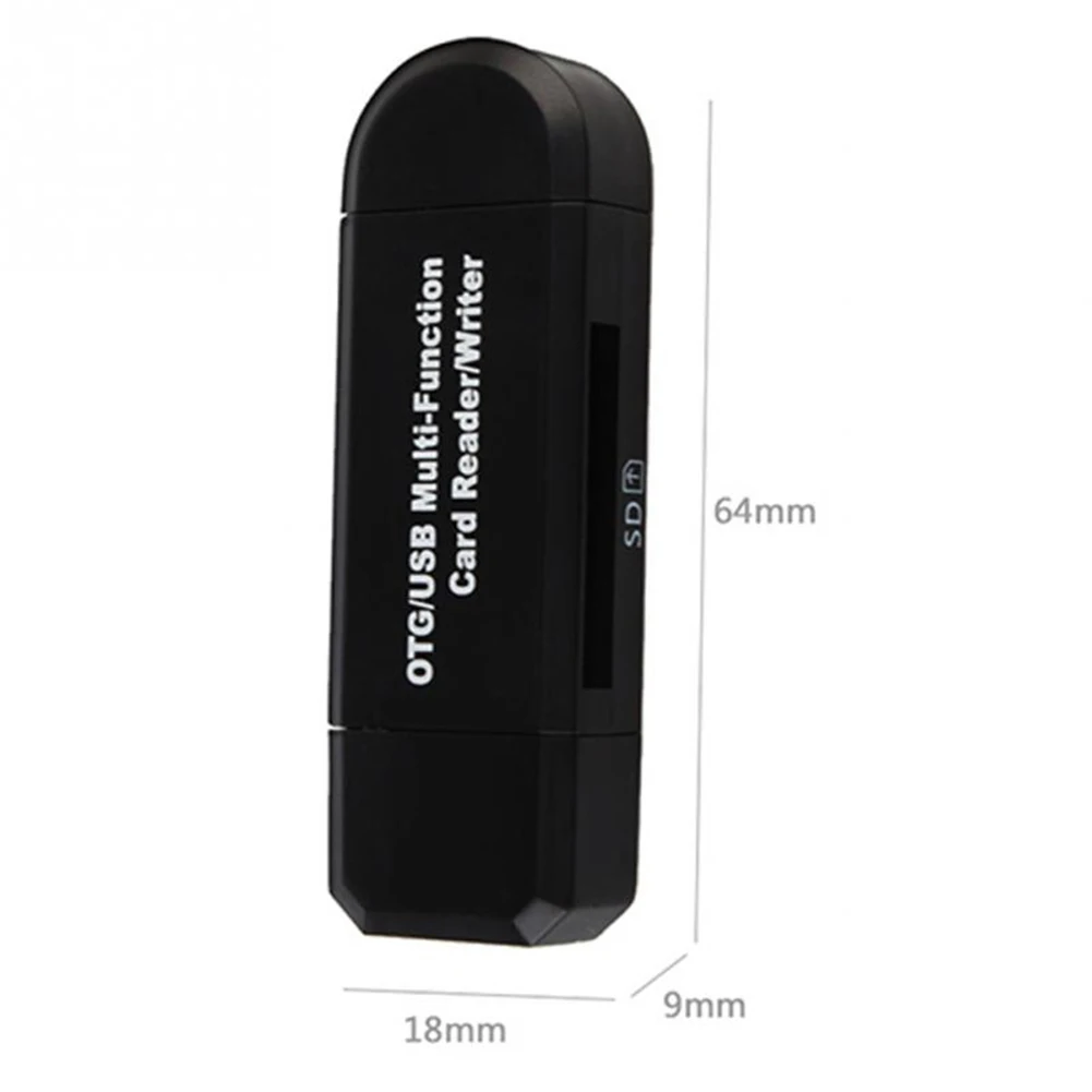 Мини USB 2,0 OTG безопасный цифровой/SDXC TF адаптер для чтения карт памяти для ПК ноутбук удлинитель-переходник