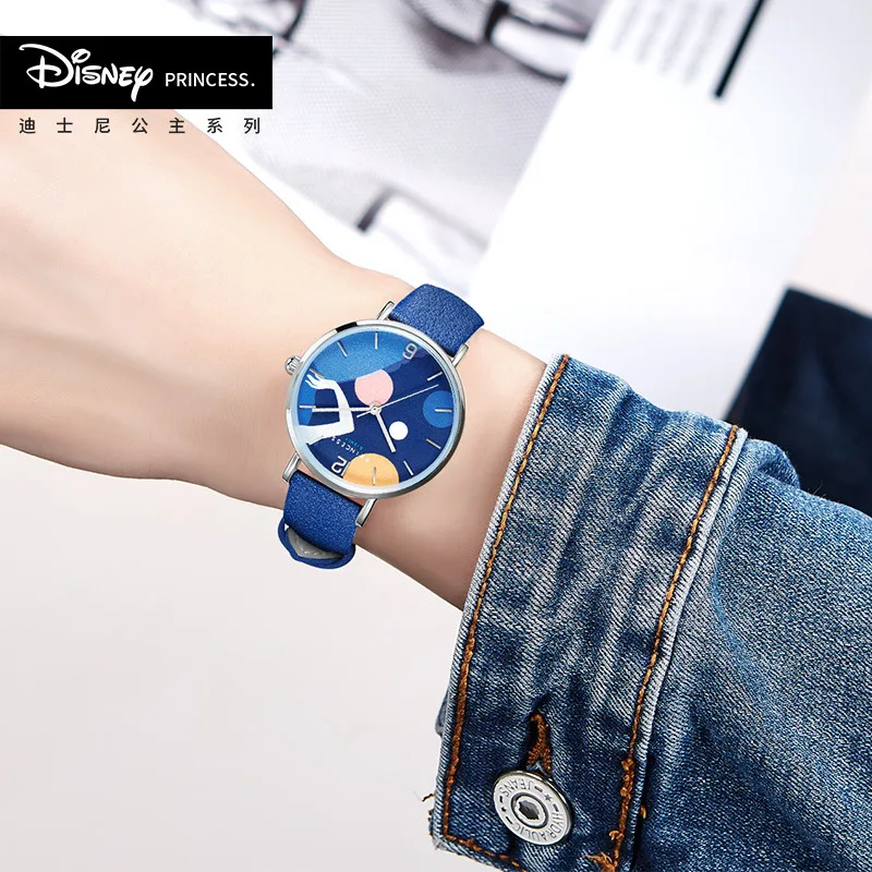 

Disney Female Students Watch Korean-style Simple Waterproof Junior High School Girl'S Elegant GIRL'S INS Wind France Non-mainstr