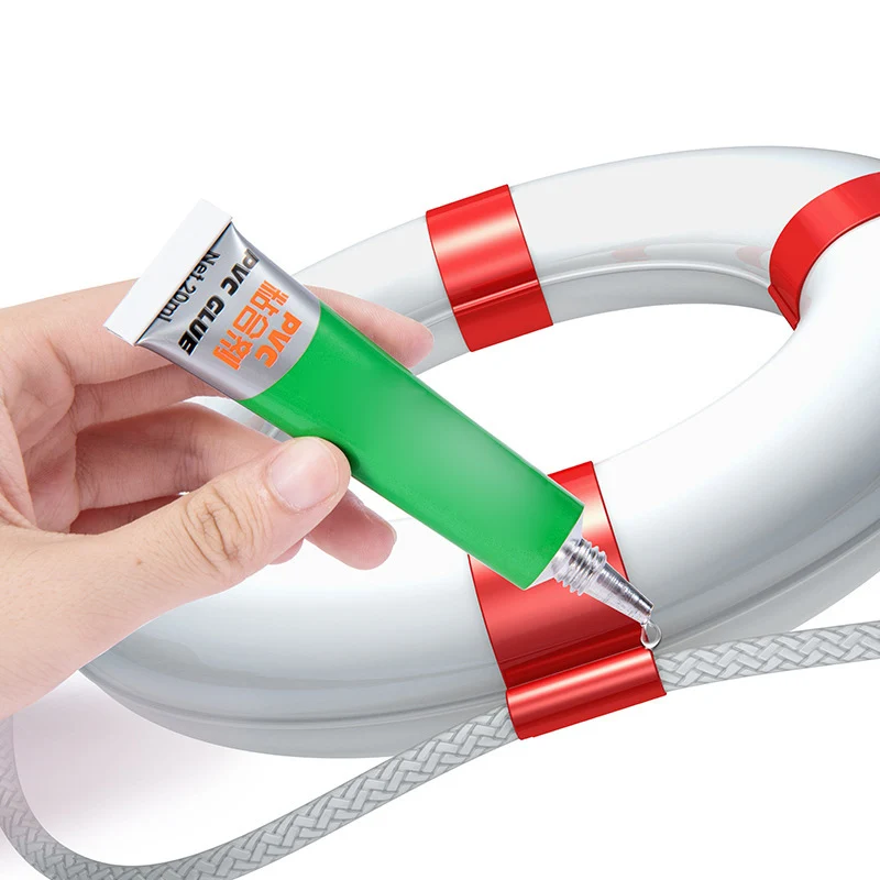 1 шт. пластиковый клей для ремонта ПВХ купальных колец надувных матрасов лодок