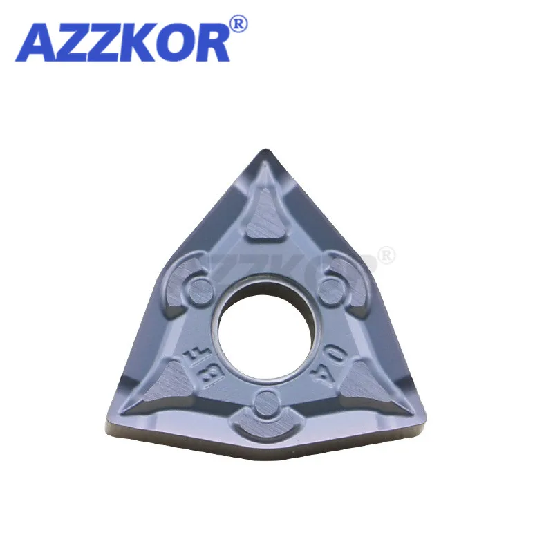 WNMG0804-BF BM NT1215 Turning Tools Inserts CNC Center Lathe For Stainless Steel Processing AZZKOR Peach Carbide Blades 10pcs |