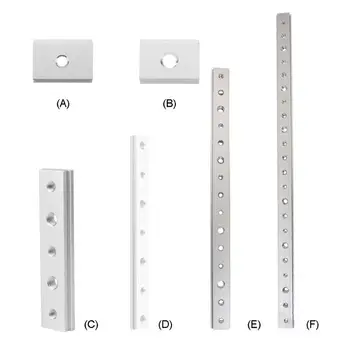 

Woodworking 30/45 Type Universal Aluminum Slot Miter Track Fixture for Table Saw Short to Accommodate Machine Slots