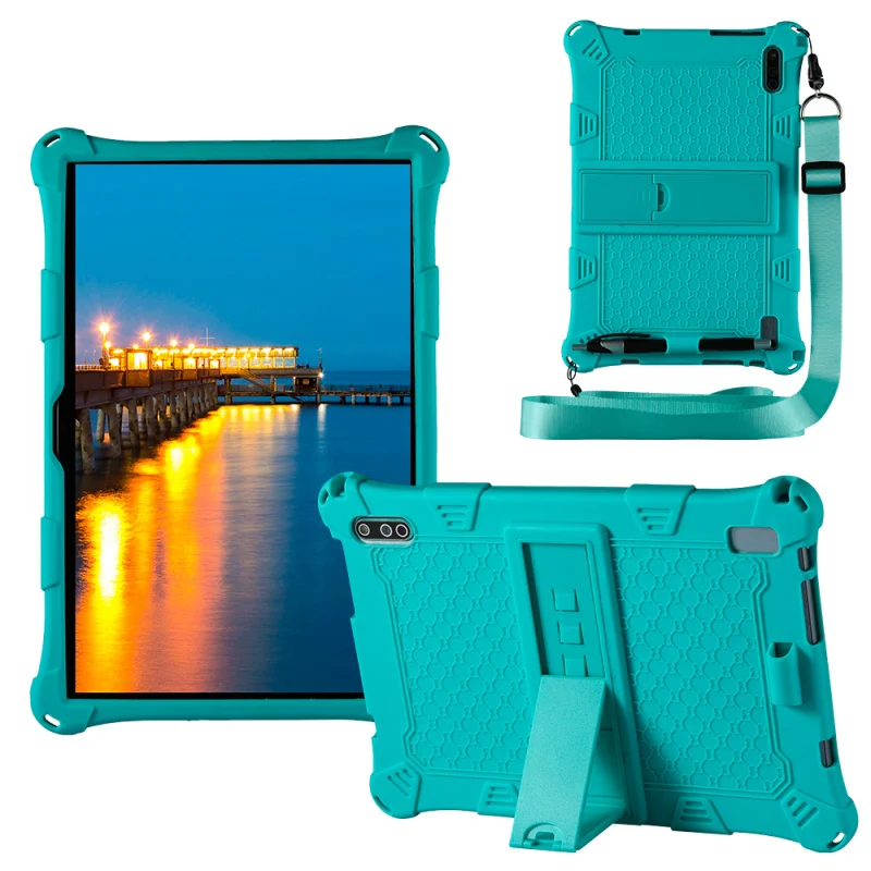 pc, suporte de silicone capa para blackview tab 10 pro