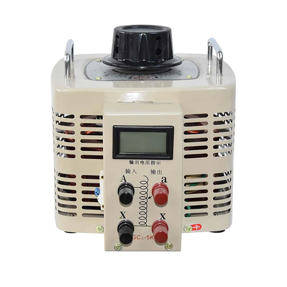 

TDGC2-5kva Single Phase Digital Display Contact Voltage Regulator Variable Transformer 5000W 20A Input 220V Output 0-250V Y