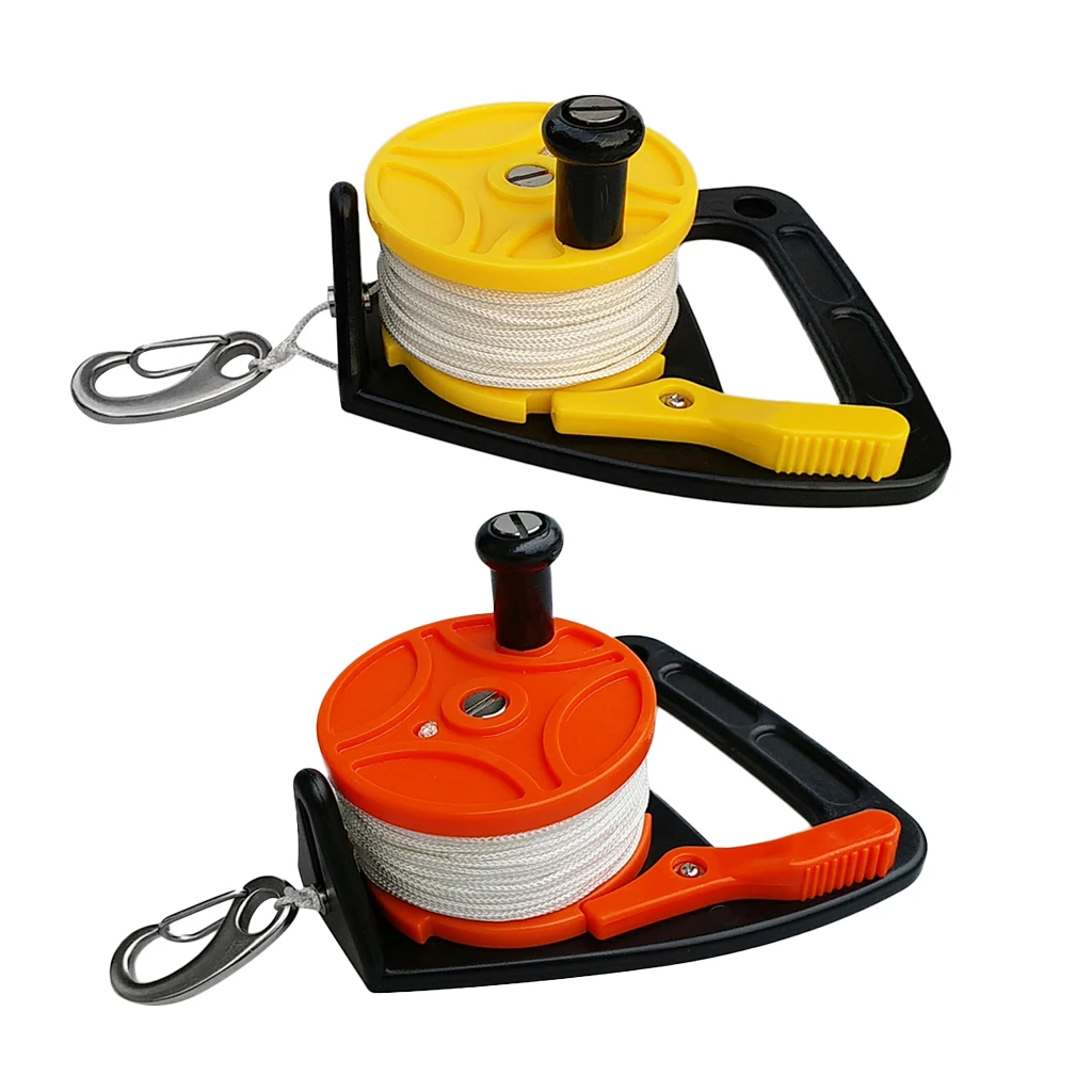 Серия 2 подводное плавание SMB Dive Reel& Handle, 150 футов линия, зажим из нержавеющей стали