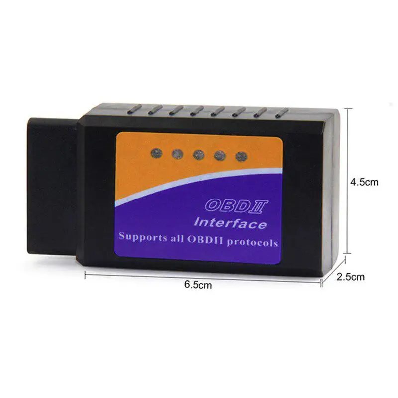 ELM327 Bluetooth V1.5 OBD2 автомобильный диагностический сканер неисправностей Автомобильная диагностика obd-ii тестер автомобиля OBDII считыватель кодов