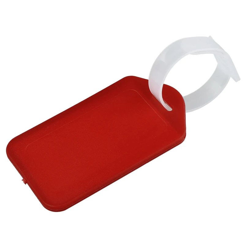 Luggage Tag Plastic Luggage Tag Red