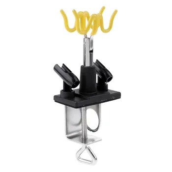 

Clamp On Stand Table Mount Station Holder for 4pcs Air Brushes Nail Paint