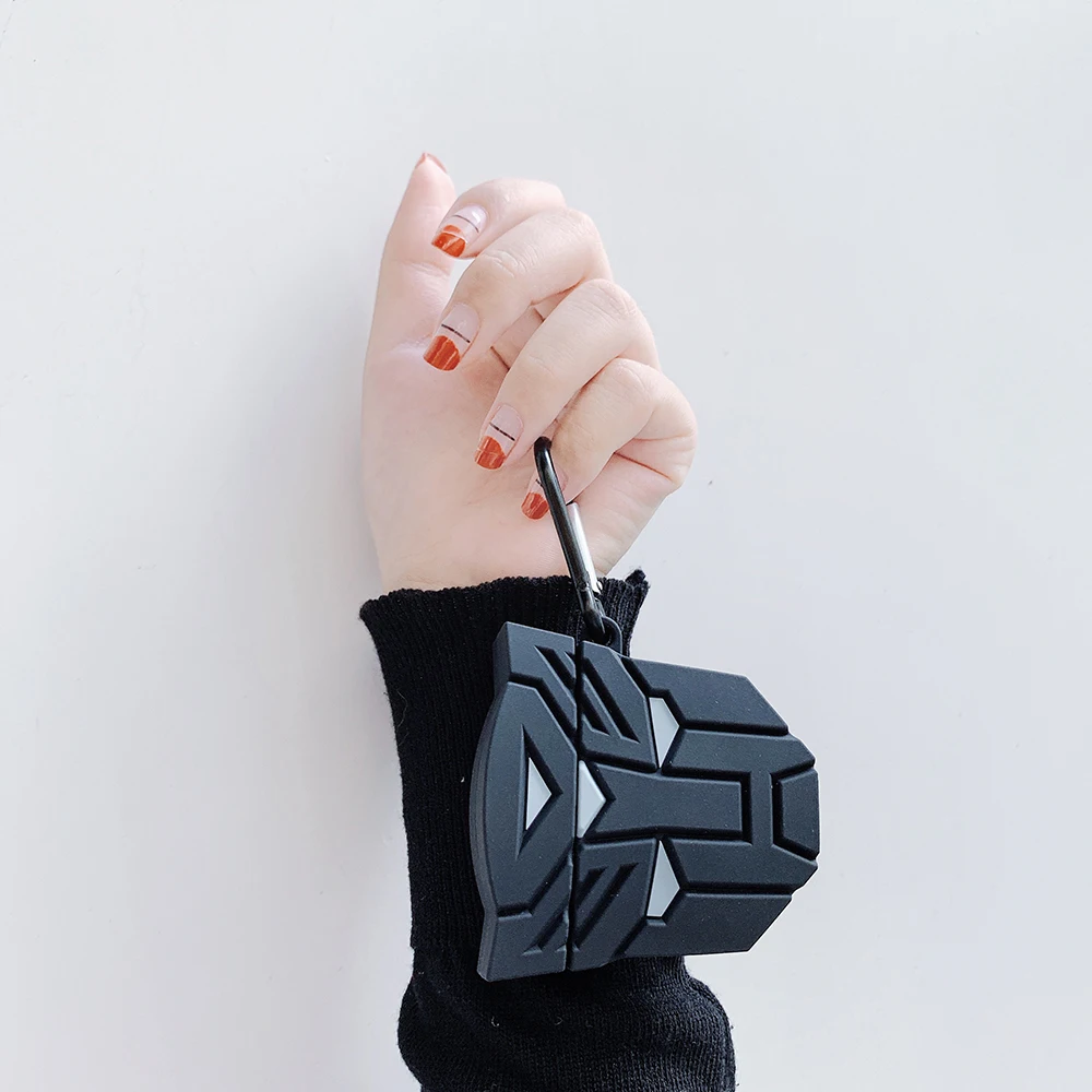 LinXiang 3D Трансформеры логотип Autobots Decepticons Bluetooth наушники силиконовый защитный чехол для Apple Airpods 1 2