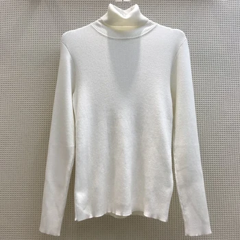 

Leisure Turtleneck Sweaters 2020 New Come Long Sleeve Women Pullovers Elastic Female Tops