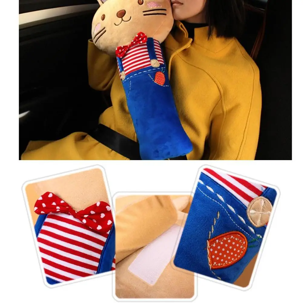 

Car Safety Seat Belt Pad Cover Children Protection Cover Cushion Support Car Pillow Baby Seat Accessories