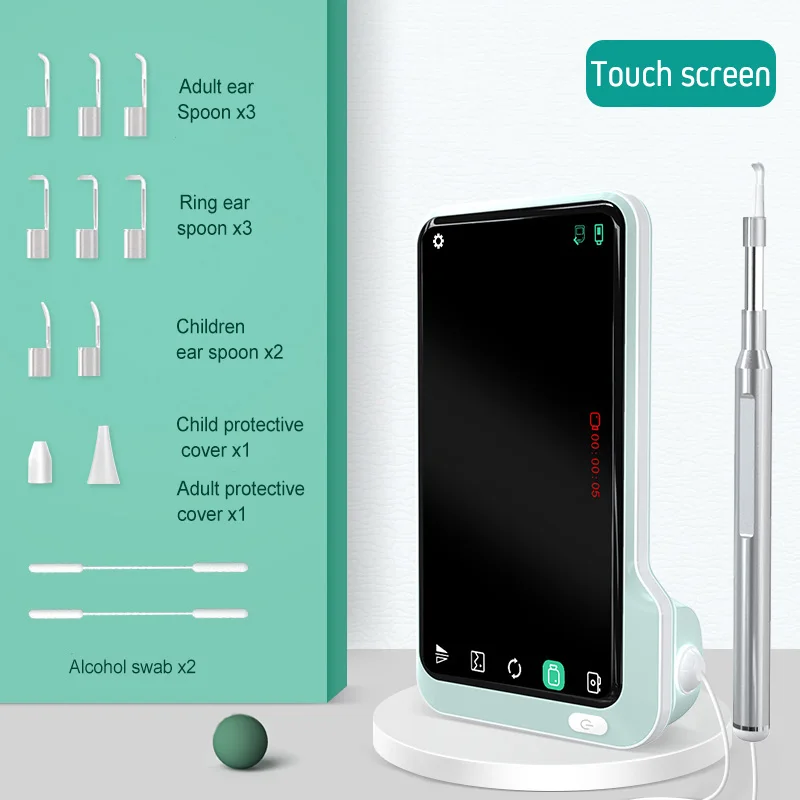 Otoscope медицинский Wifi ушной эндоскоп камера 3 9 мм Otoscopio цифровой воск очиститель с