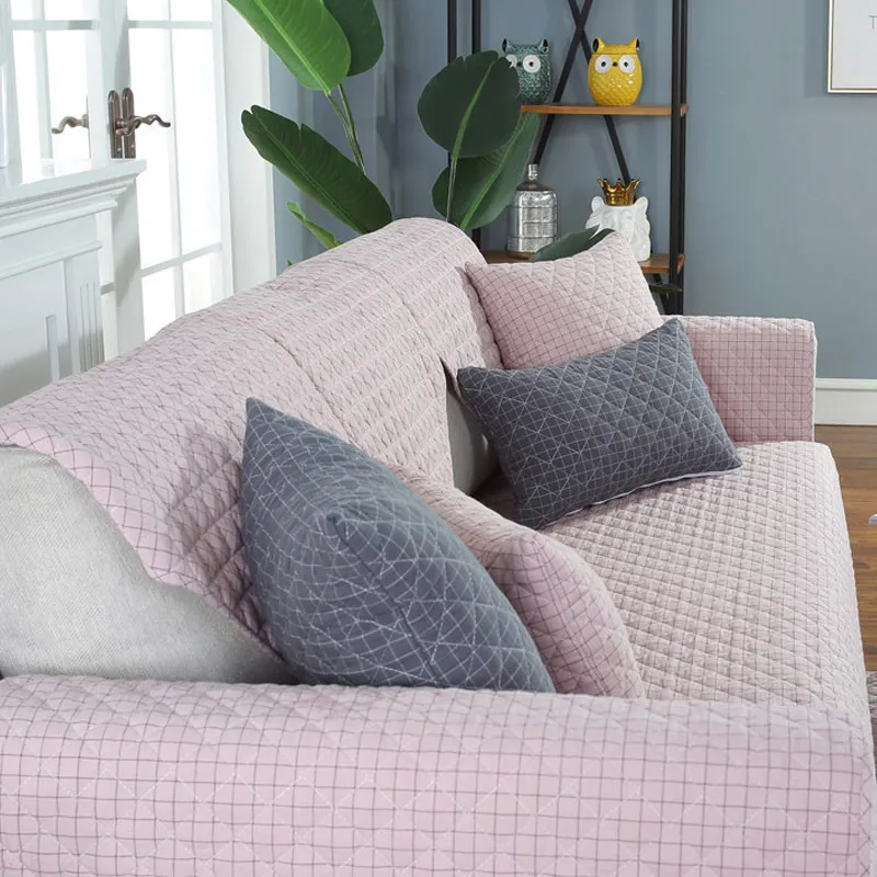 Стеганый диван Settee чехол сплошной Цвет Мягкая дышащая подушка чехол для домашних животных собак TB распродажа
