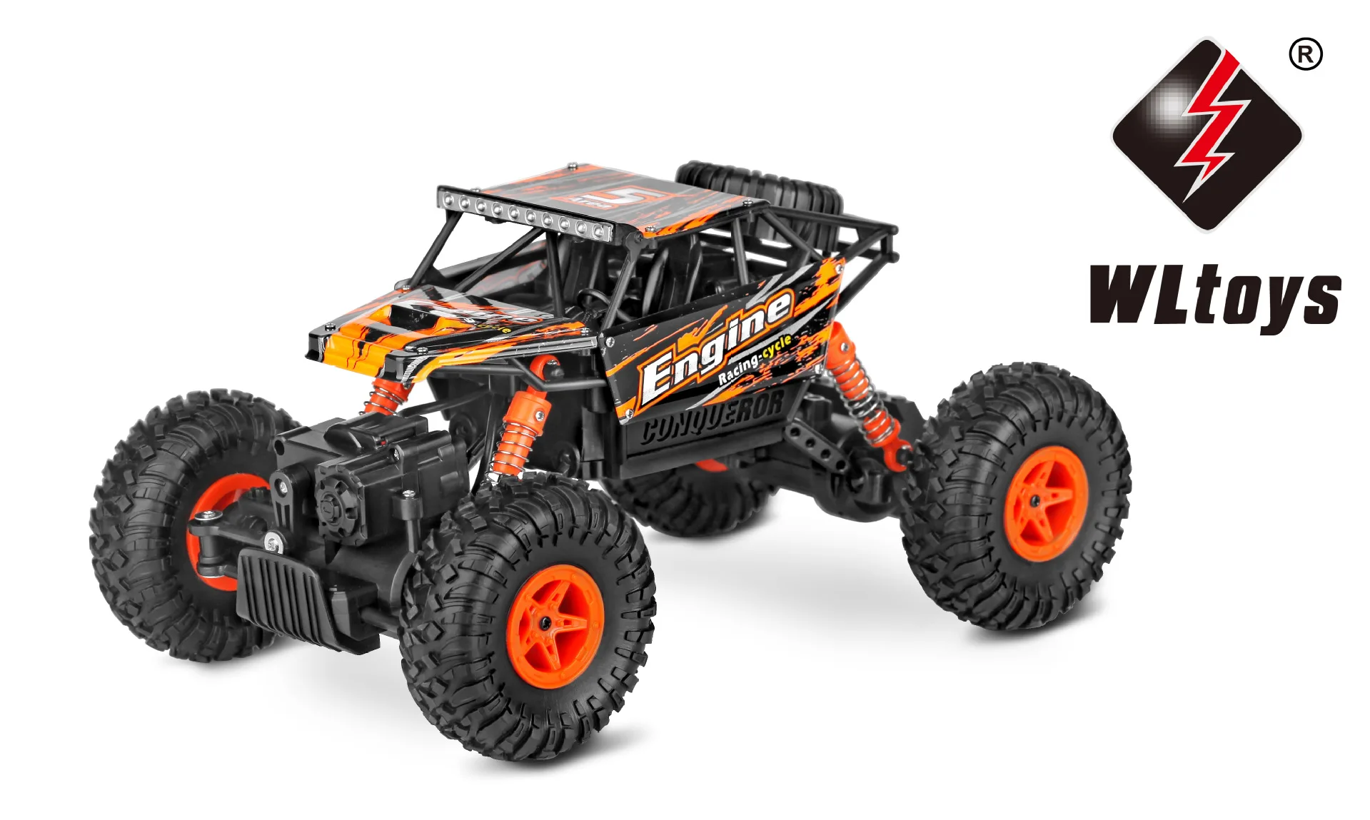 Weili 18428-b 1: 18 четырёхколёсный вагончик с привод полностью соотношение дистанционного Управление внедорожный восхождение автомобиля 2,4G Перезаряжаемые дистанционного Управление
