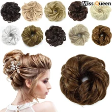 1 шт. jeedou синтетический грязный шиньон пончик Гари коричневый цвет 30 г волосы булочка подкладка эластичные волосы канатная Резиновая Лента Наращивание волос