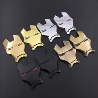 auto logo car styling Auto 3D Chrome Metal Iron Man Car Emblem Stickers Logo Decoration The Avengers Car Styling Decals Exterior Accessories (5)