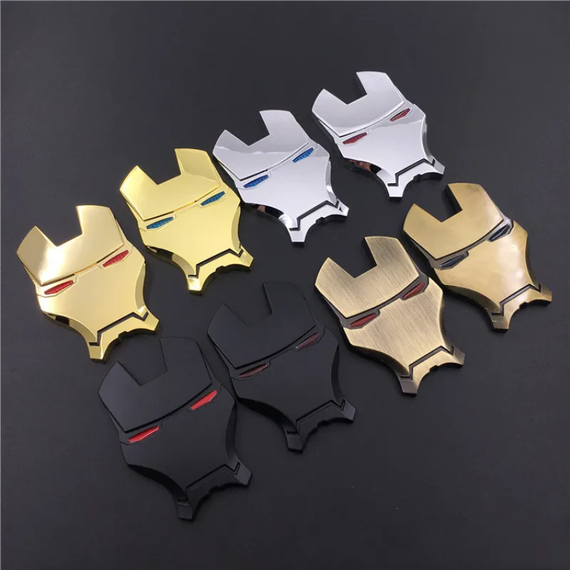 Hero Avengers Badge Marvel Decoration Metal Car Sticker for Doors and Windows Tailgate  personality 3D metal iron man etc.