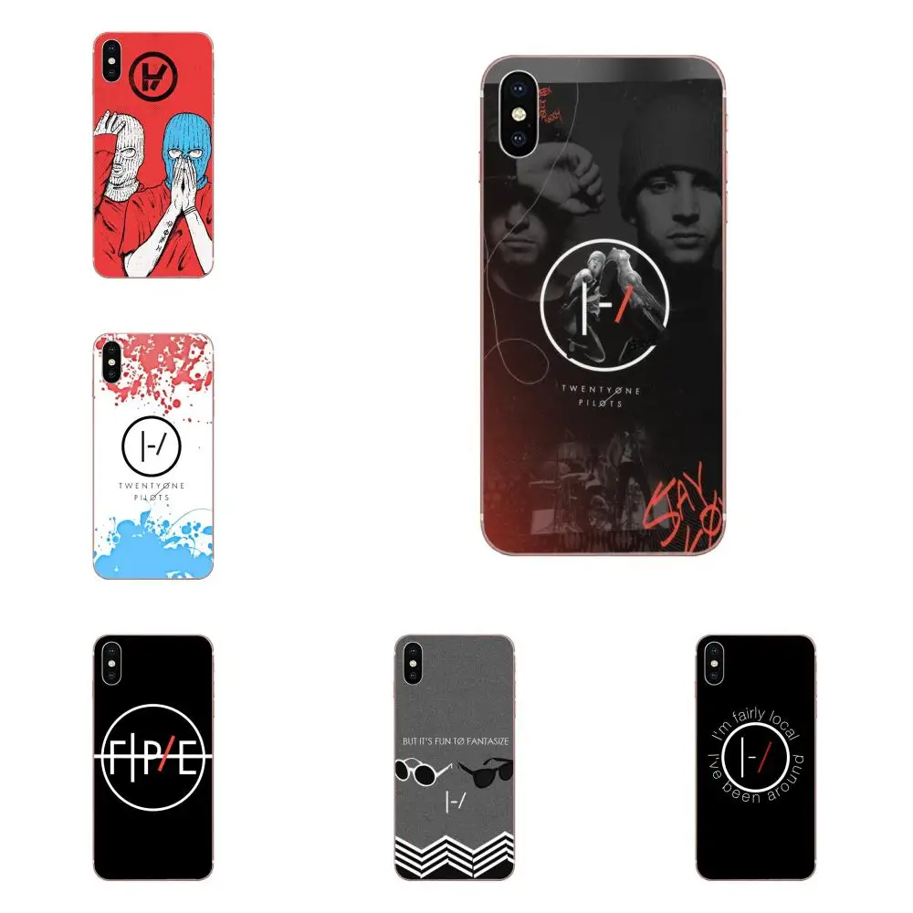 Twenty One Pilots логотип для sony Xperia Z Z1 Z2 Z3 Z4 Z5 compact Mini M2 M4 M5 T3 E3 E5 XA XA1 XZ Premium Мягкий ТПУ на