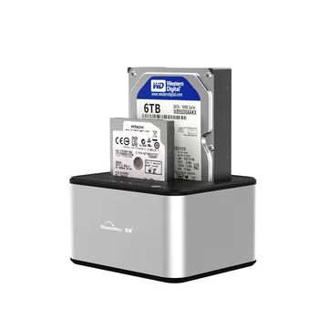 

USB 3.0 to SATA External Hard Drive Docking Station for 2.5/3.5 Support 2 x 6TB