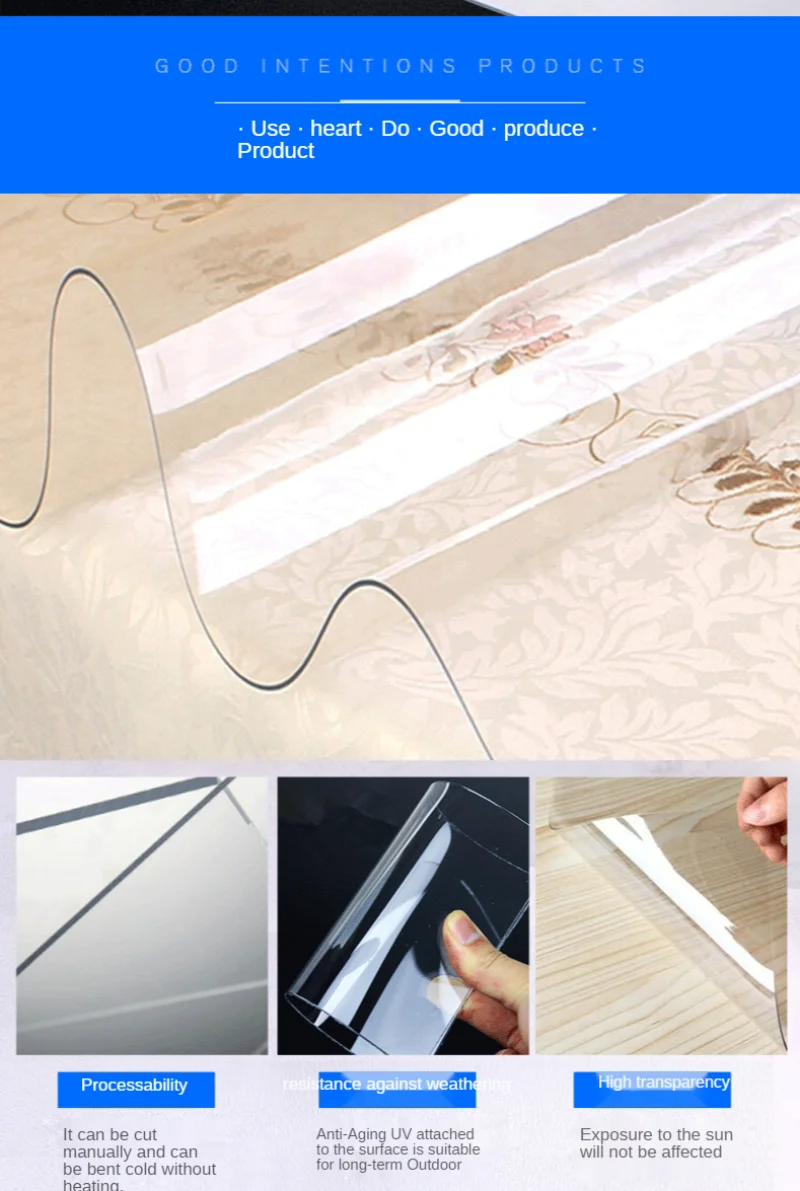 CIEEIN CIEHT Nappe En PVC Nappes Etanche Preuve D'huile Verre