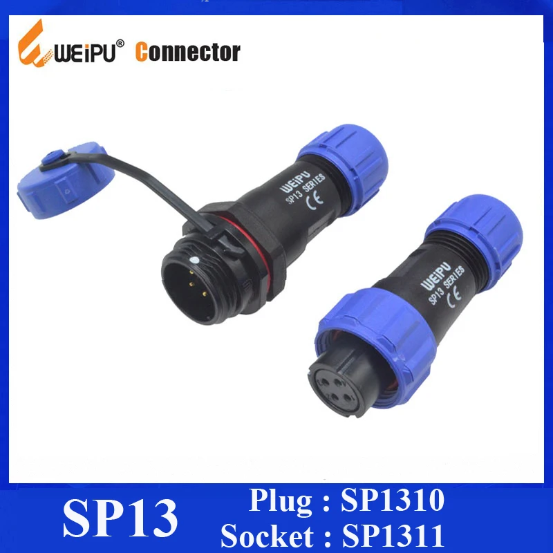 Фоторазъем SP13 IP68 разъем 2 3 4 5 6 7 9 Pin SP1310/S Кабельная вилка SP1311/P водонепроницаемый
