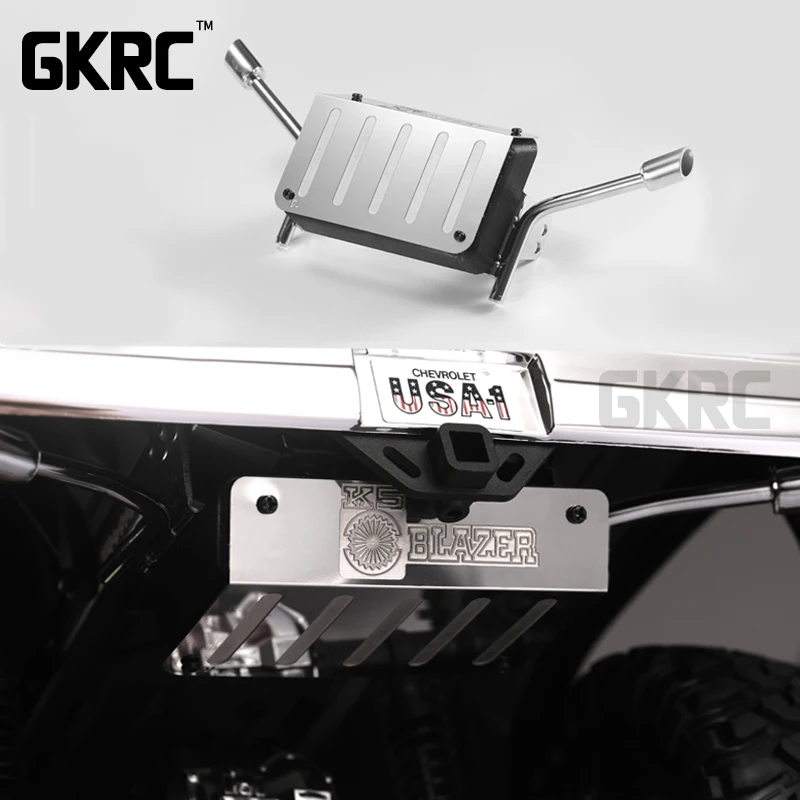 Металлический топливный бак и выхлопная труба 1/10 Rc Гусеничный грузовик K5 Blazer Traxxas