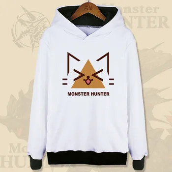 

Monster Hunter Yiankutku Plesioth hooded sweatshirt cosplay costume fashion cartoon hooded jacket Student school uniform