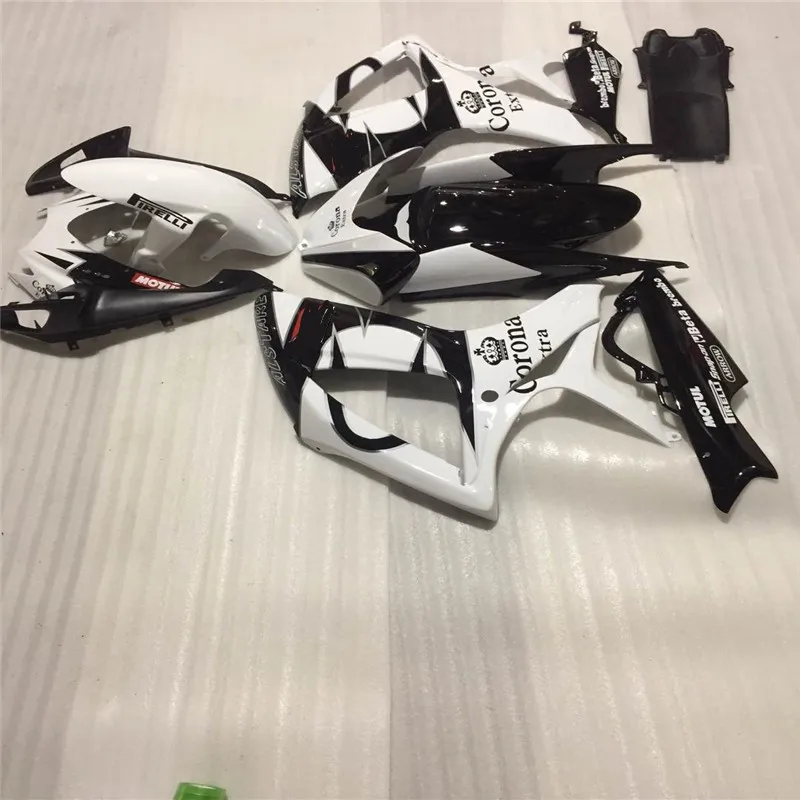 Nn-abs подходит для SUZUKI GSXR 600 750 комплект обтекателей K6 K7 2006 2007 части GSXR600 GSXR750 06 07 ZZ красный белый черный обтекатель
